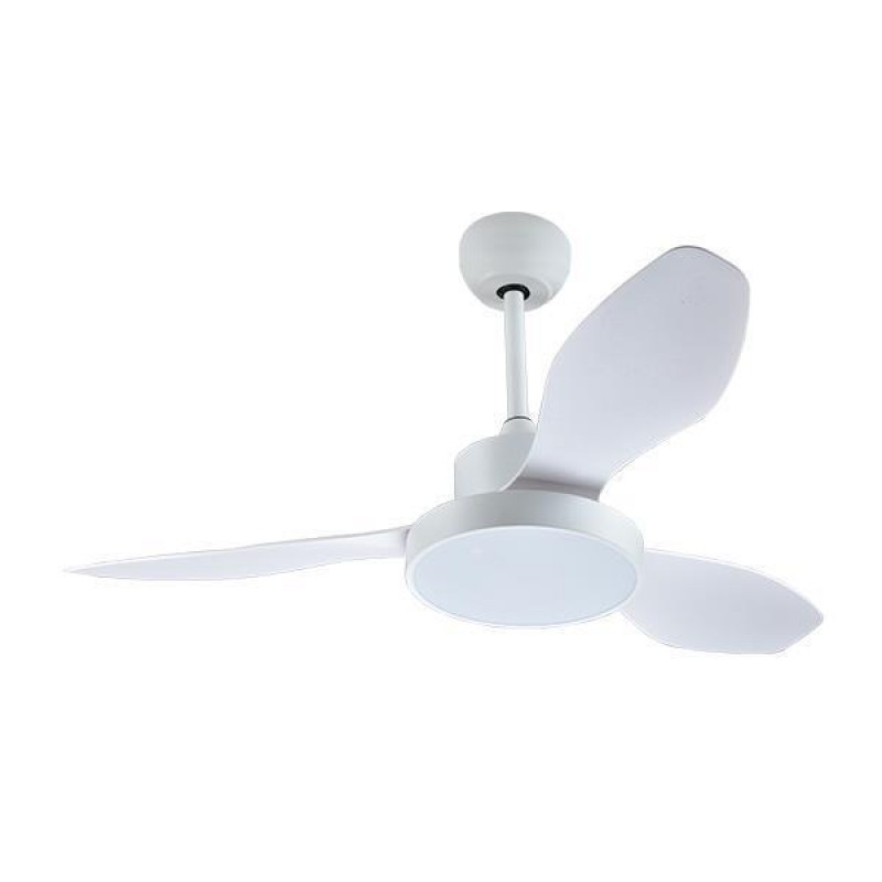Eurolamp 300-25036 Ανεμιστήρας Οροφής με Led Φως και Κοντρόλ με DC Μοτερ Φ122  35W Λευκός 